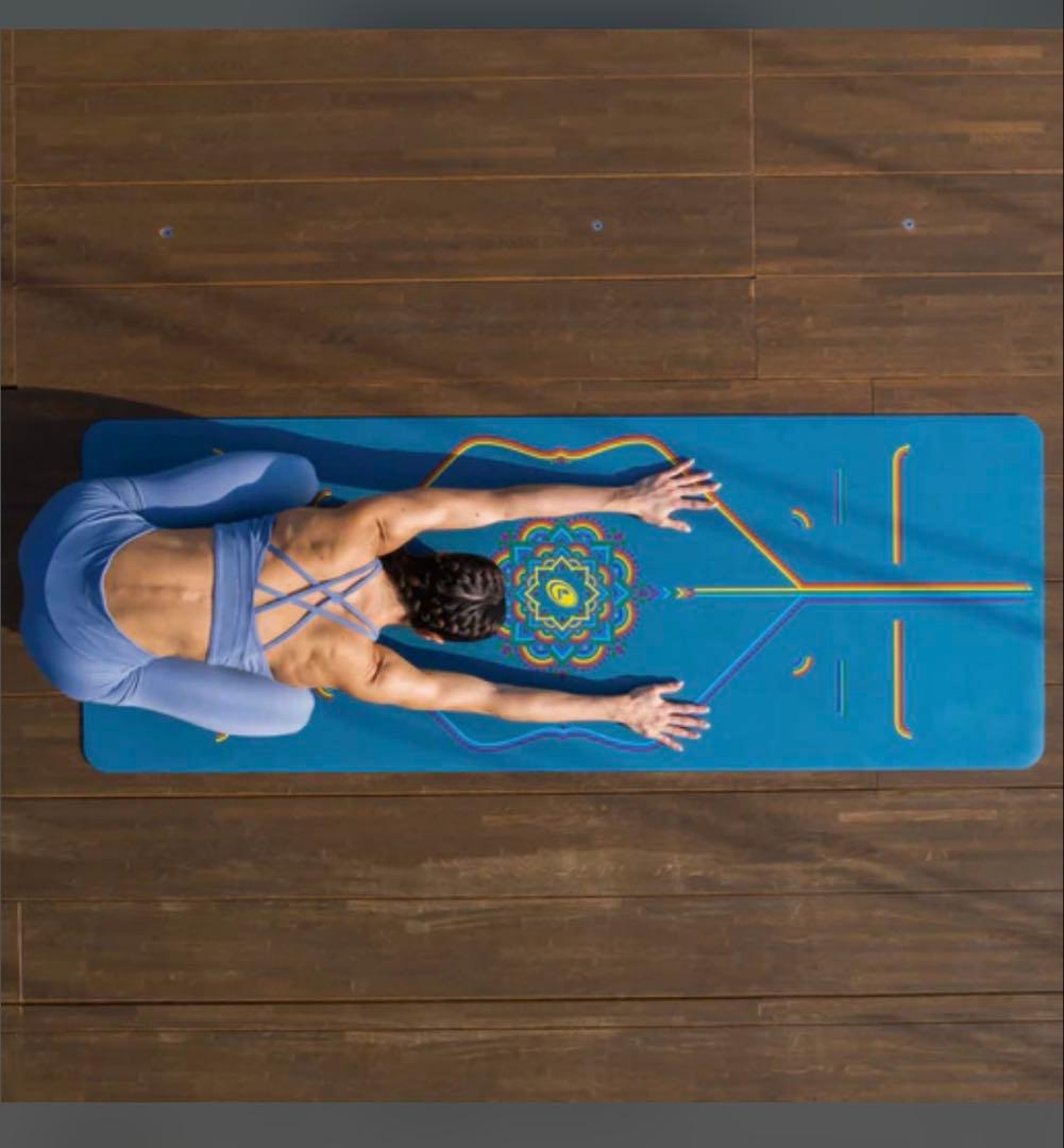 ヨガマット- LIFORME BLUE SKY RAINBOW YOGA MAT