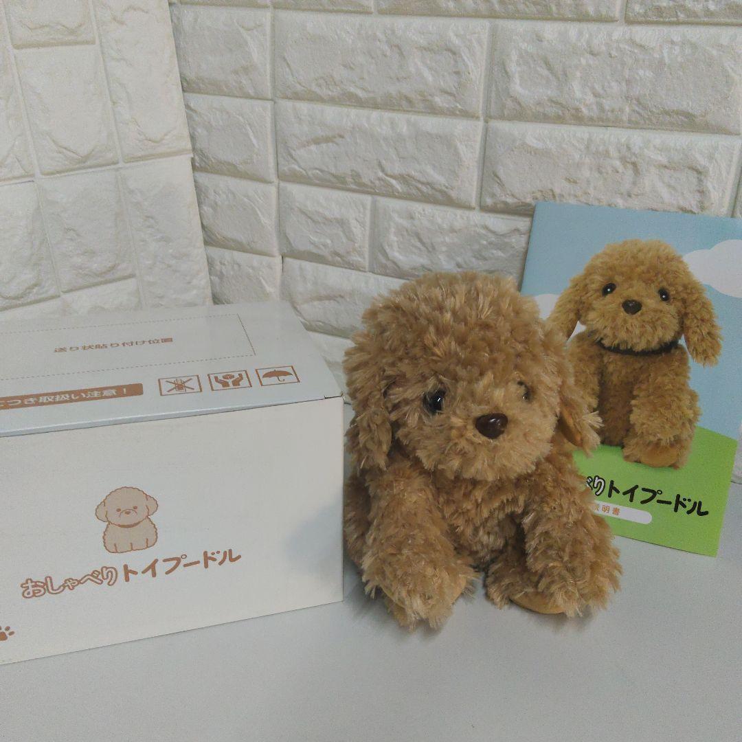 音声認識ぬいぐるみ おしゃべりトイプードル　ショップチャンネル
