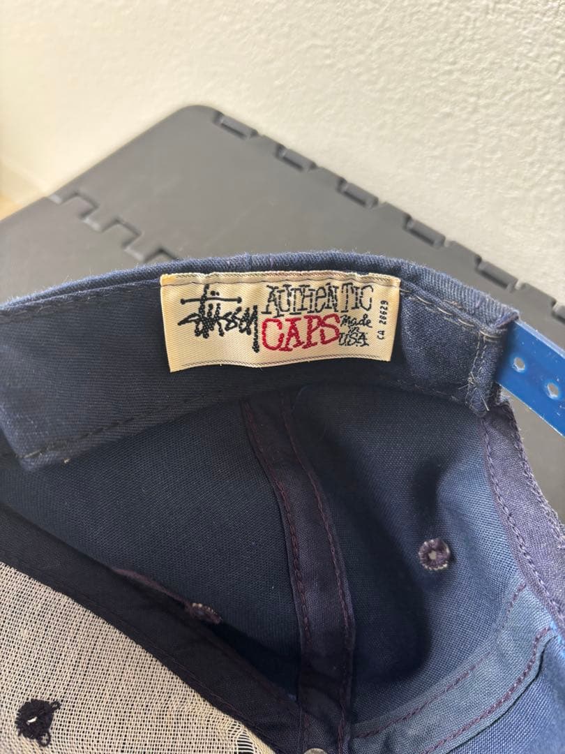 old stussy ベースボールキャップ　90's レア　白タグ