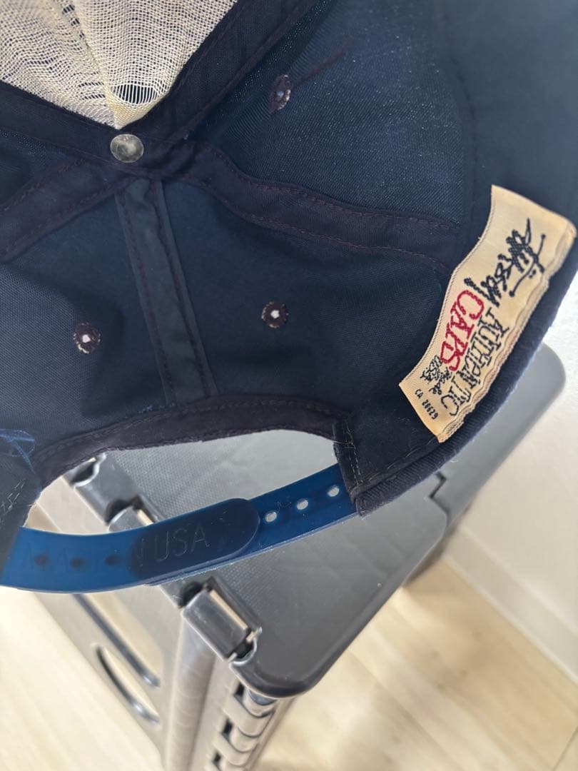 old stussy ベースボールキャップ　90's レア　白タグ