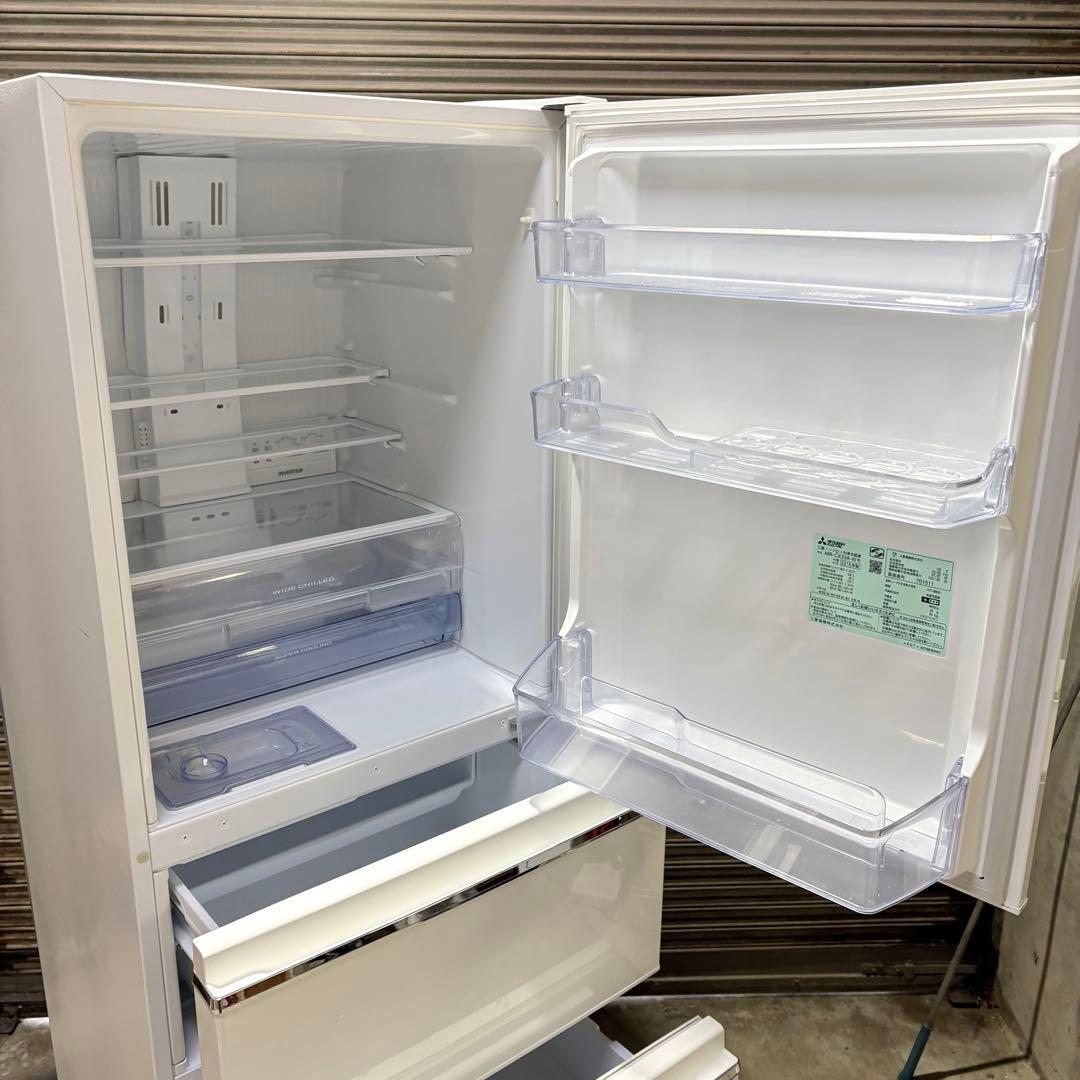 【福岡】三菱 ノンフロン冷凍冷蔵庫 MR-CX33A-W 330L 2016年製