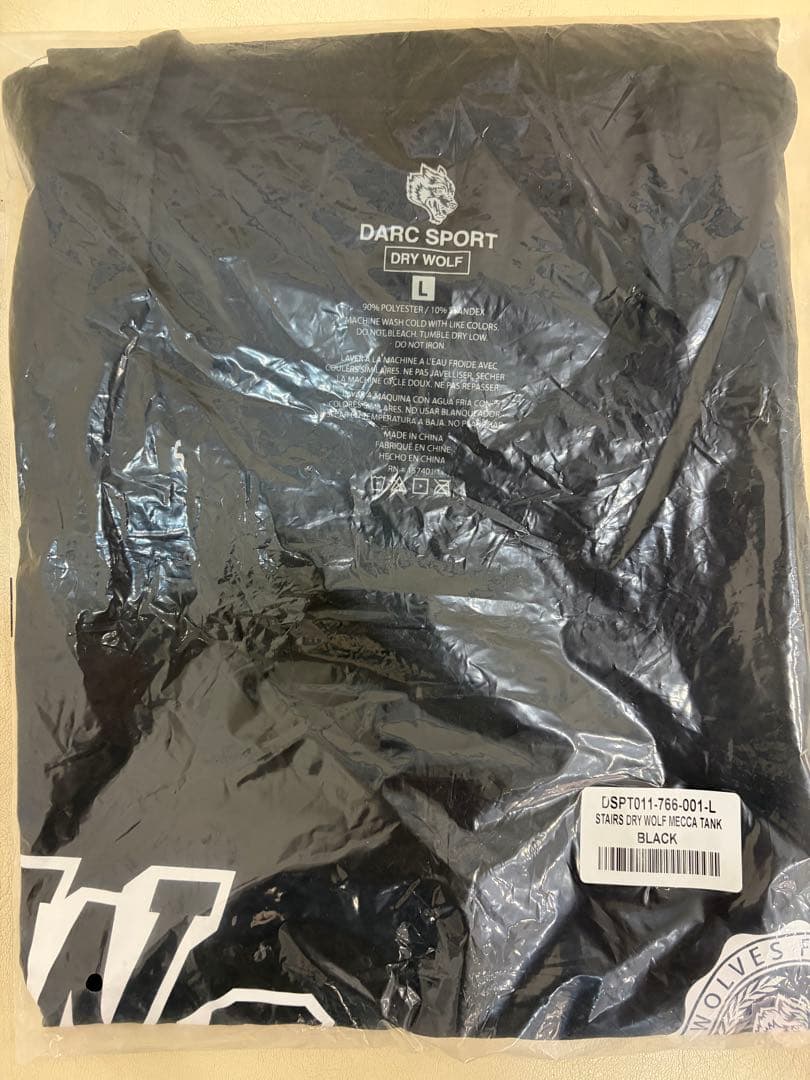 Darc Sport Dry Wolf Tank ブラック Lサイズ