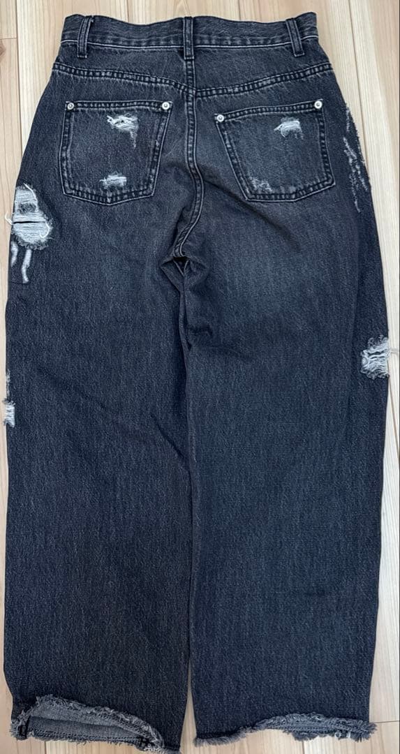 ameri UND HARD DAMAGE LOOSE DENIM 24 アメリ