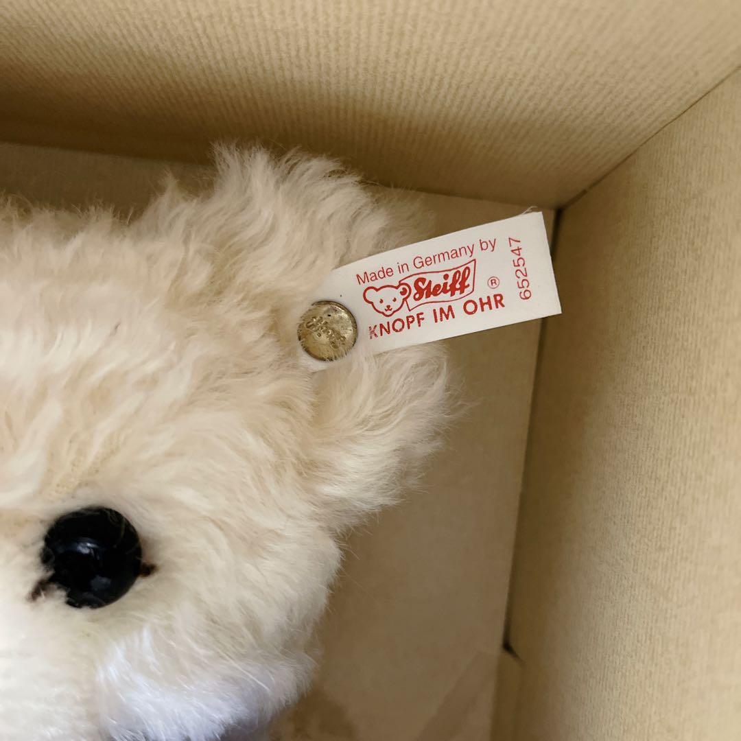 シュタイフ Sugar Teddy Bear Natural White 25