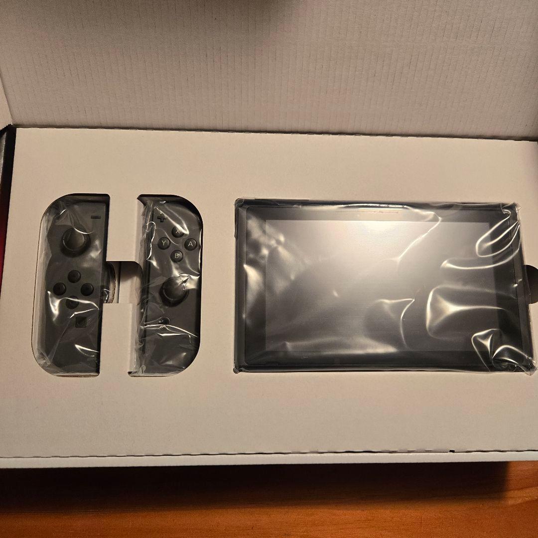 【動作確認済み】Nintendo Switch 本体 グレー　純正付属品有り