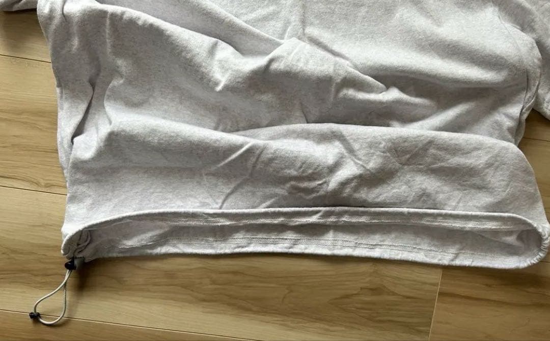 トップス [OPTSTUFF] DRAWSTRING T-SHIRT ASH GRAY