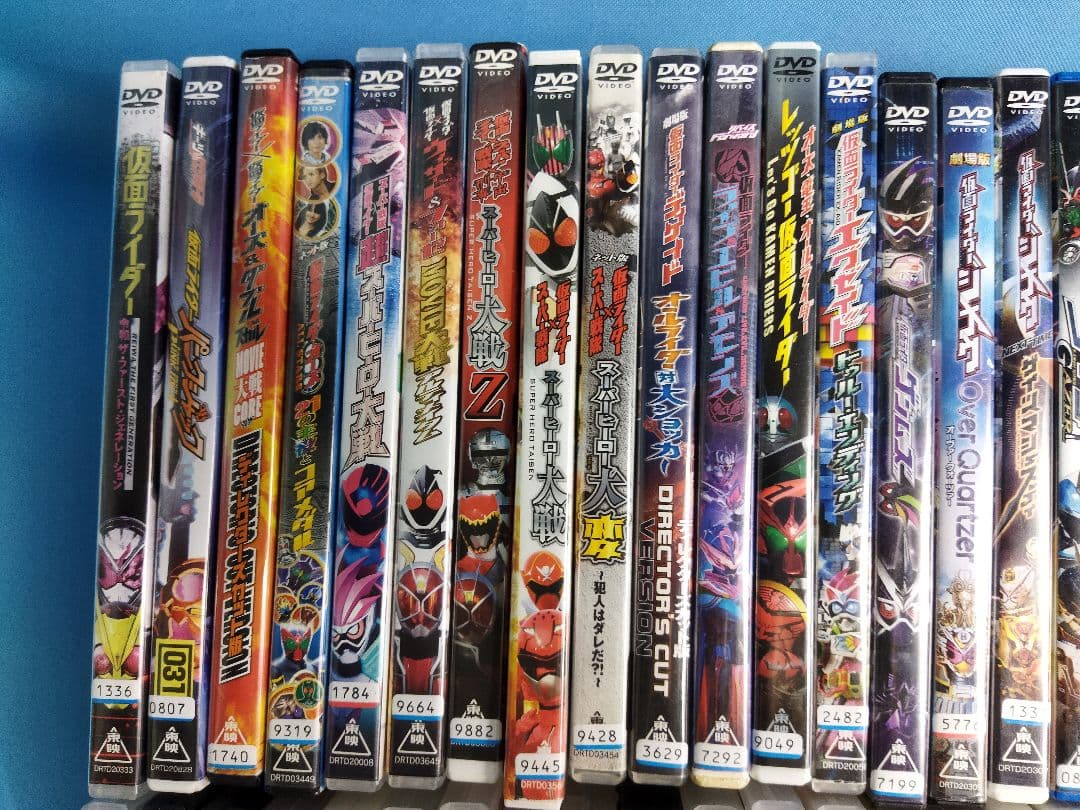 仮面ライダーシリーズ レンタルアップDVD55本セット　映画劇場版　まとめ大量