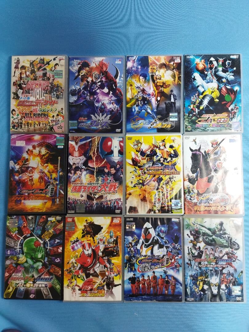 仮面ライダーシリーズ レンタルアップDVD55本セット　映画劇場版　まとめ大量