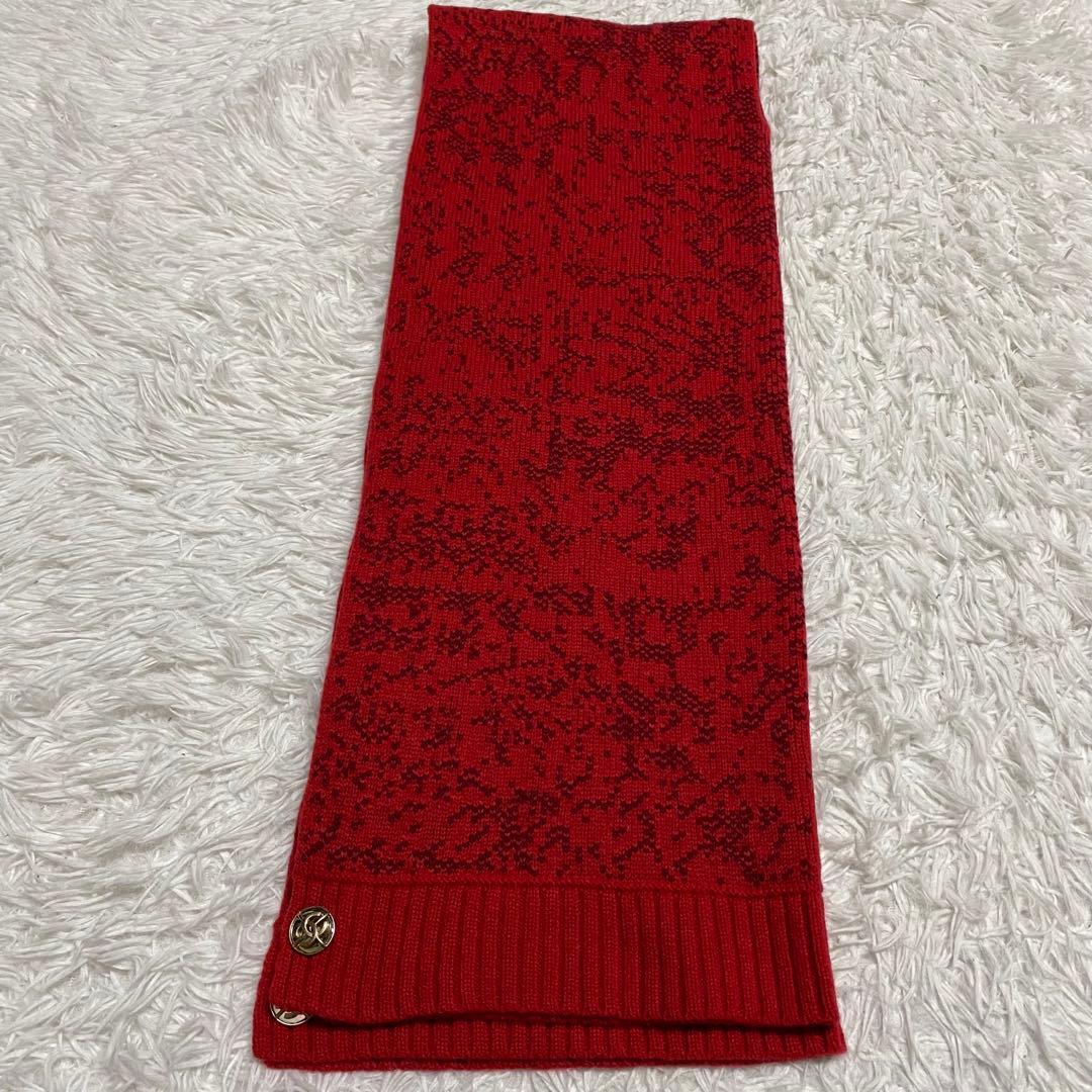 【極美品】CHANEL・シャネル・カシミヤ100%・ケープ・ココマーク・赤