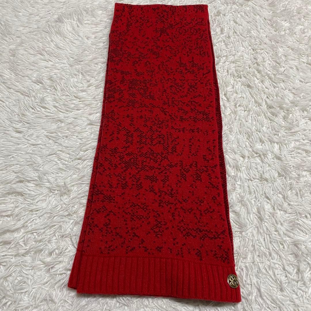 【極美品】CHANEL・シャネル・カシミヤ100%・ケープ・ココマーク・赤