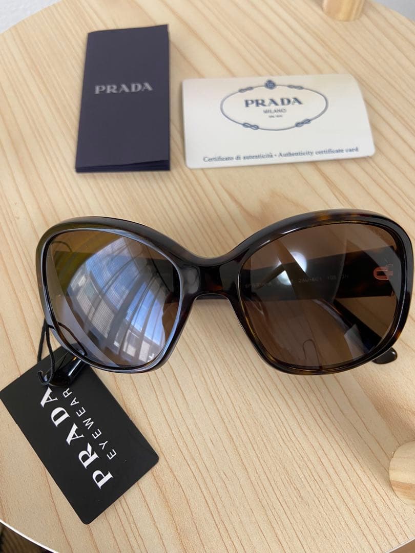 お値下げ）PRADA プラダ　サングラス ブラウン　PR31NSA 2AU8C1