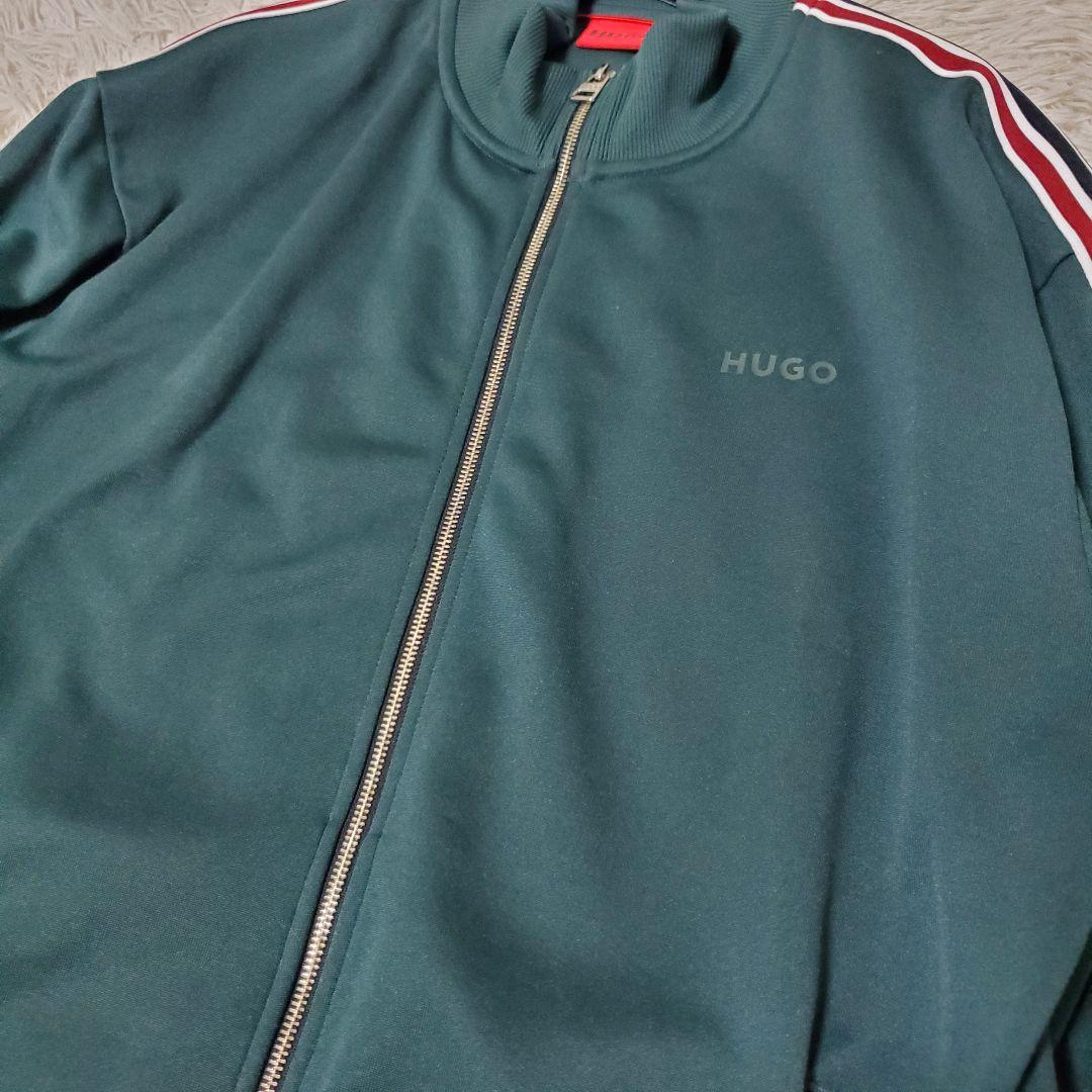 極美品 HUGO BOSS トラックジャケット 完売品 グリーンXL