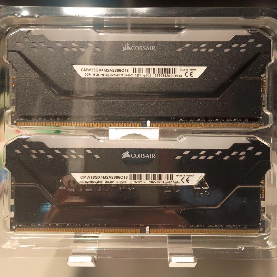 S*e様 【動作確認済】CORSAIR DDR4 2666MHz 8GBx2