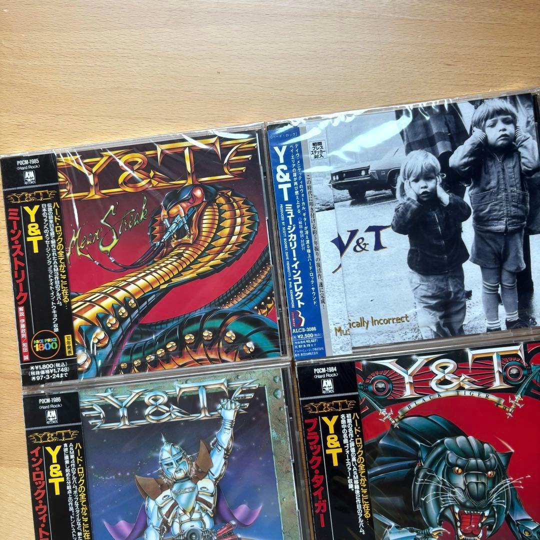 Y&T 希少　新品未開封　5枚　CD まとめ売り