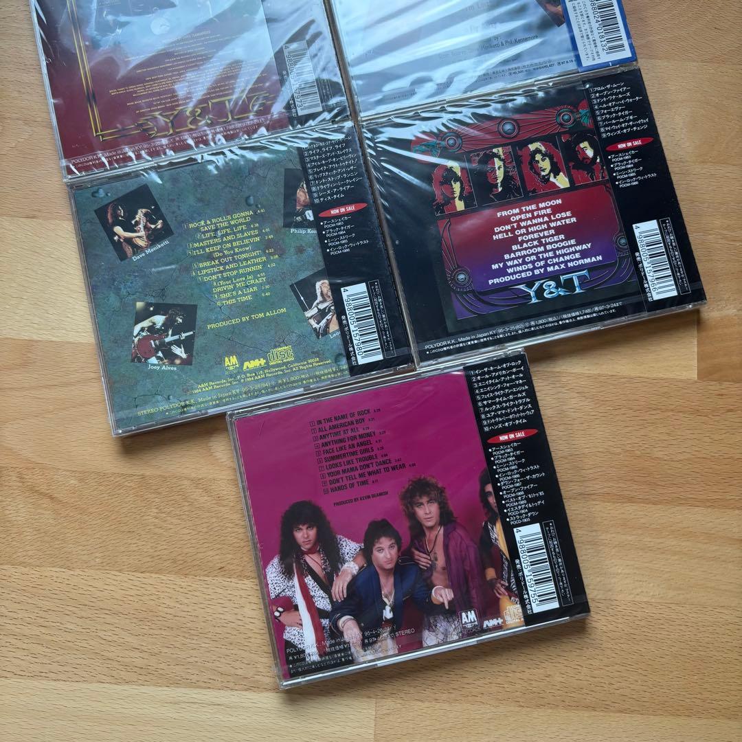 Y&T 希少　新品未開封　5枚　CD まとめ売り