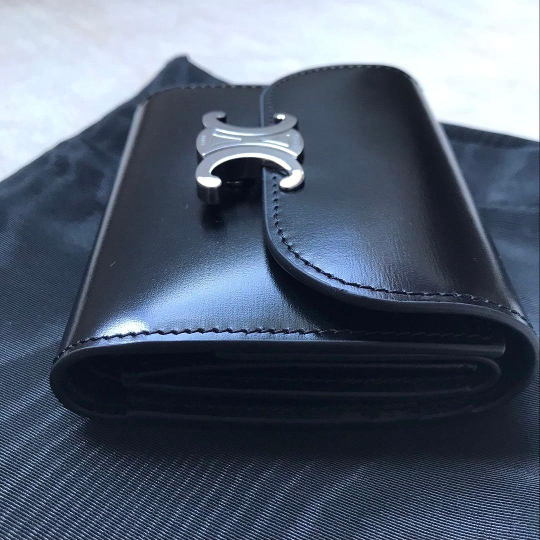 CELINE スモール　トリオンフ　ウォレット三つ折り財布