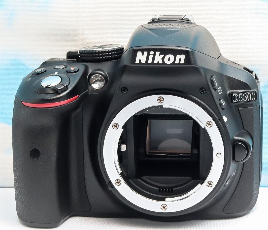 ニコン Nikon D5300⭐️WIFI機能搭載！⭐️一眼レフ⭐️初心者セット
