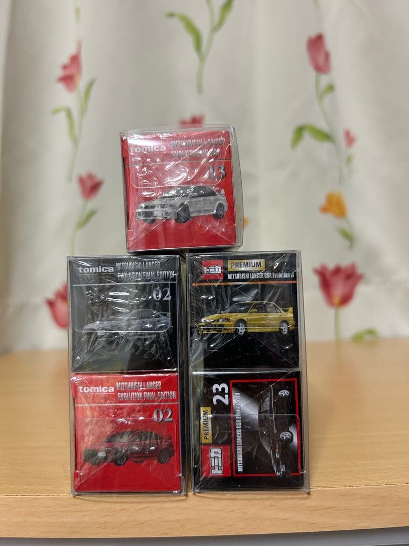 ま*】様 トミカ プレミアム　新品未開封 三菱ランサーエボリューション5台セット