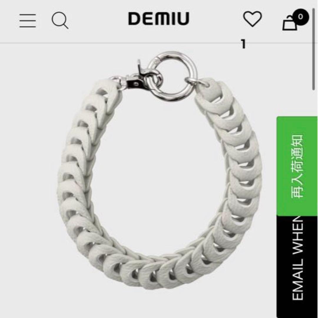 デミュウ DEMIU ハンドストラップ シンボル パール