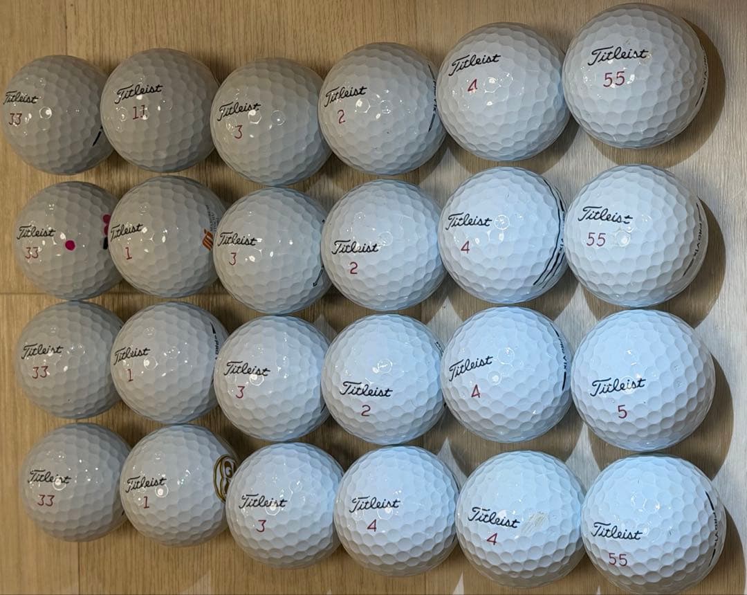 【Sランク】タイトリスト Pro V1x ゴルフボール 24個セット