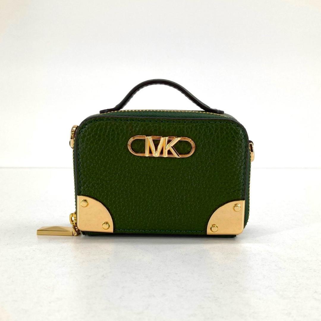 美品　MICHAEL KORS　ESTELLE　クロスボディ　トランク　マイクロ