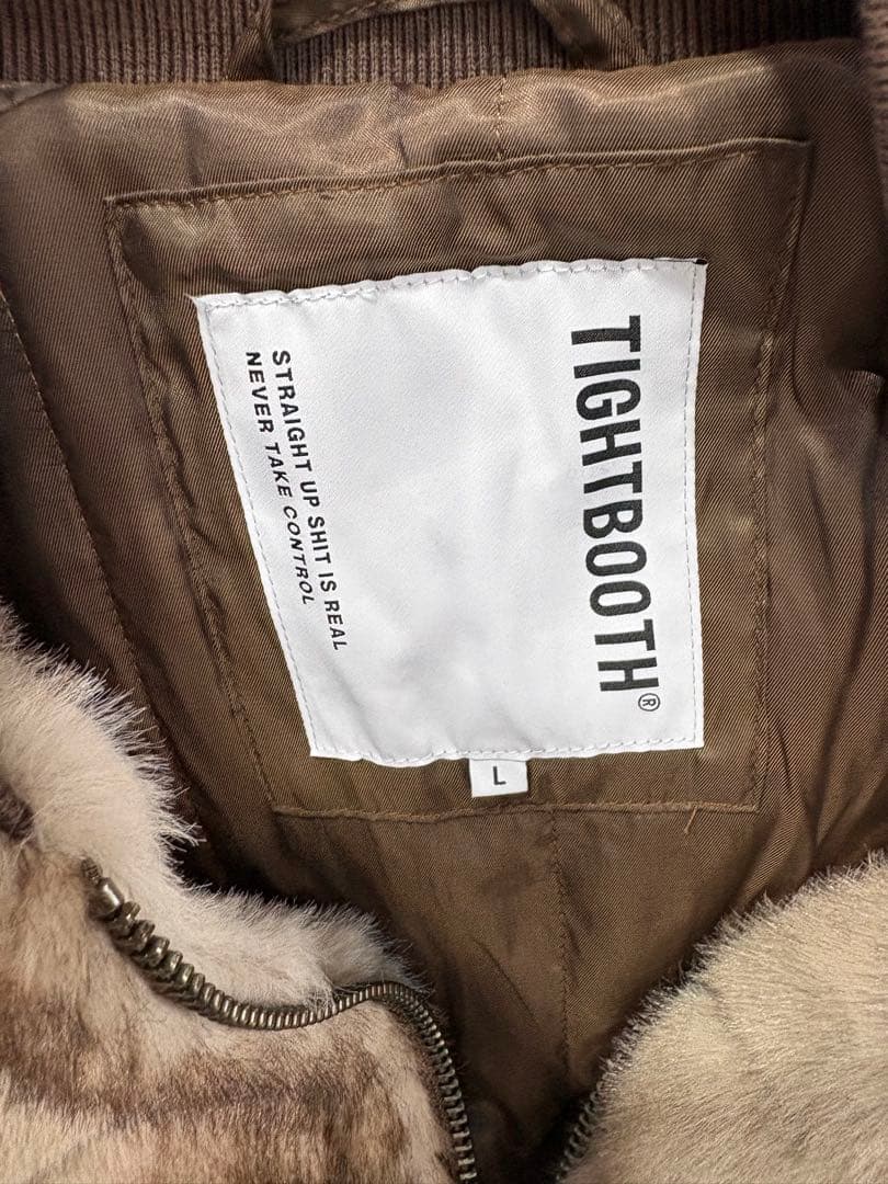 ジャケット・アウター tight booth T QUILT FUR MA-1