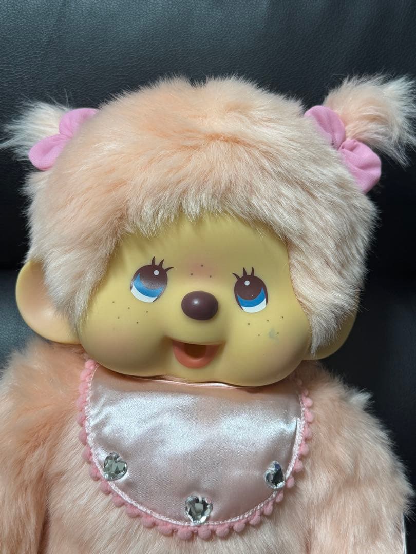 モンチッチぬいぐるみLサイズ女の子ピンクK.yamasaki Limited