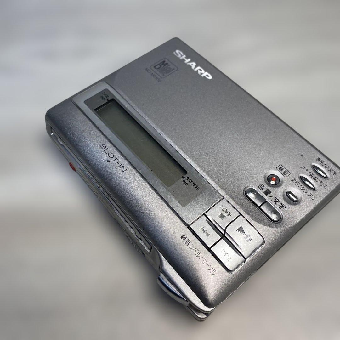SHARP MDポータブルレコーダー MD-MS100プレイヤー
