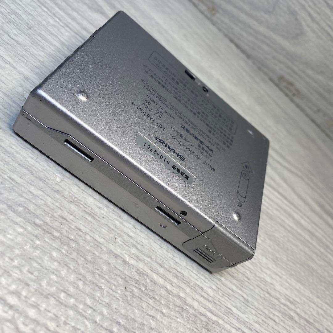 SHARP MDポータブルレコーダー MD-MS100プレイヤー
