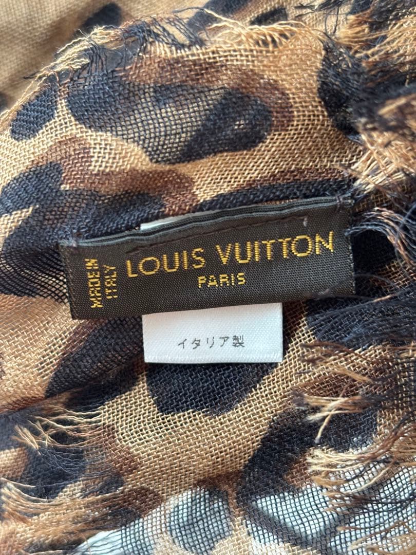 LOUIS VUITTON レオパード柄 ストール