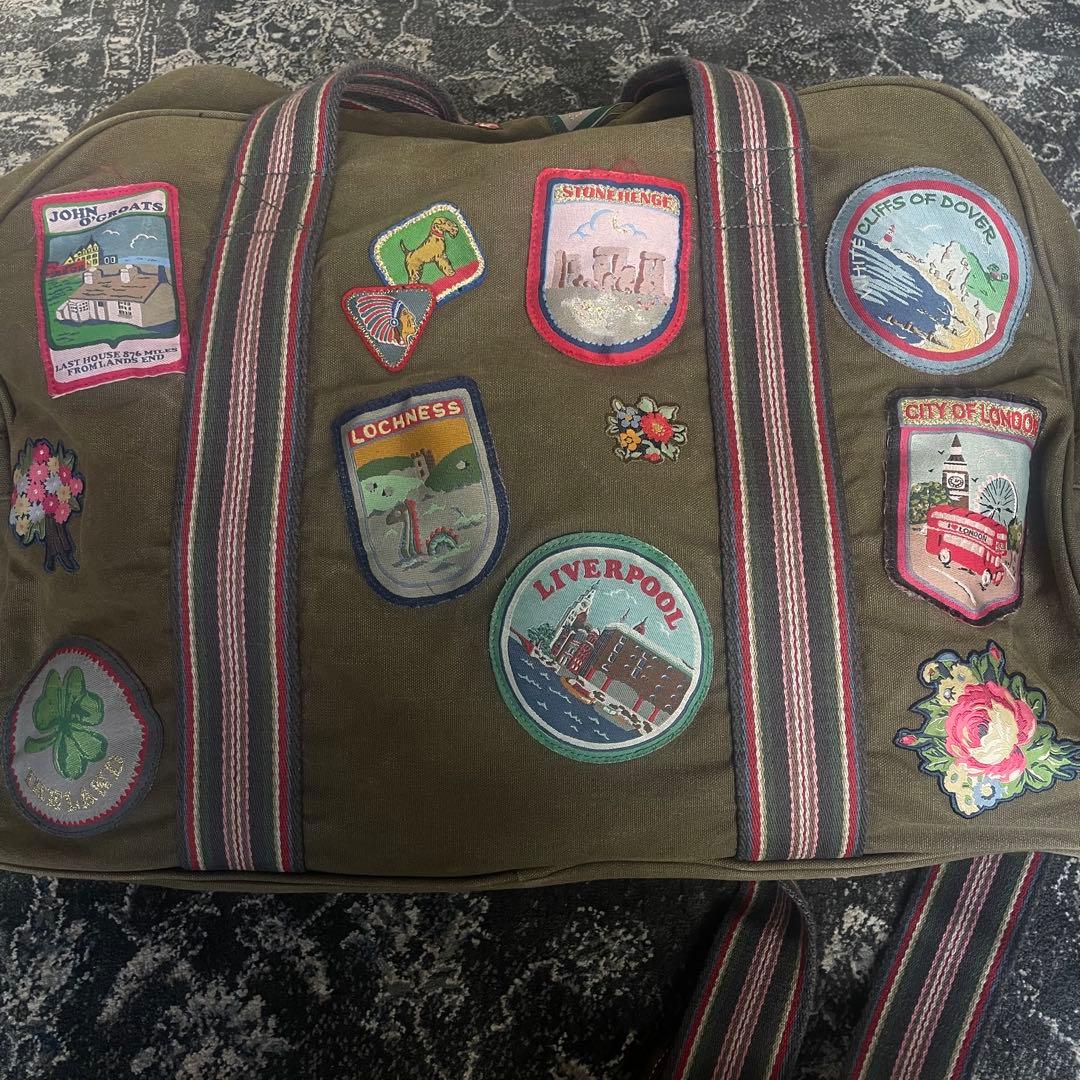 Cath Kidston キャスキッドソン 限定 キャンバス ボストンバッグ