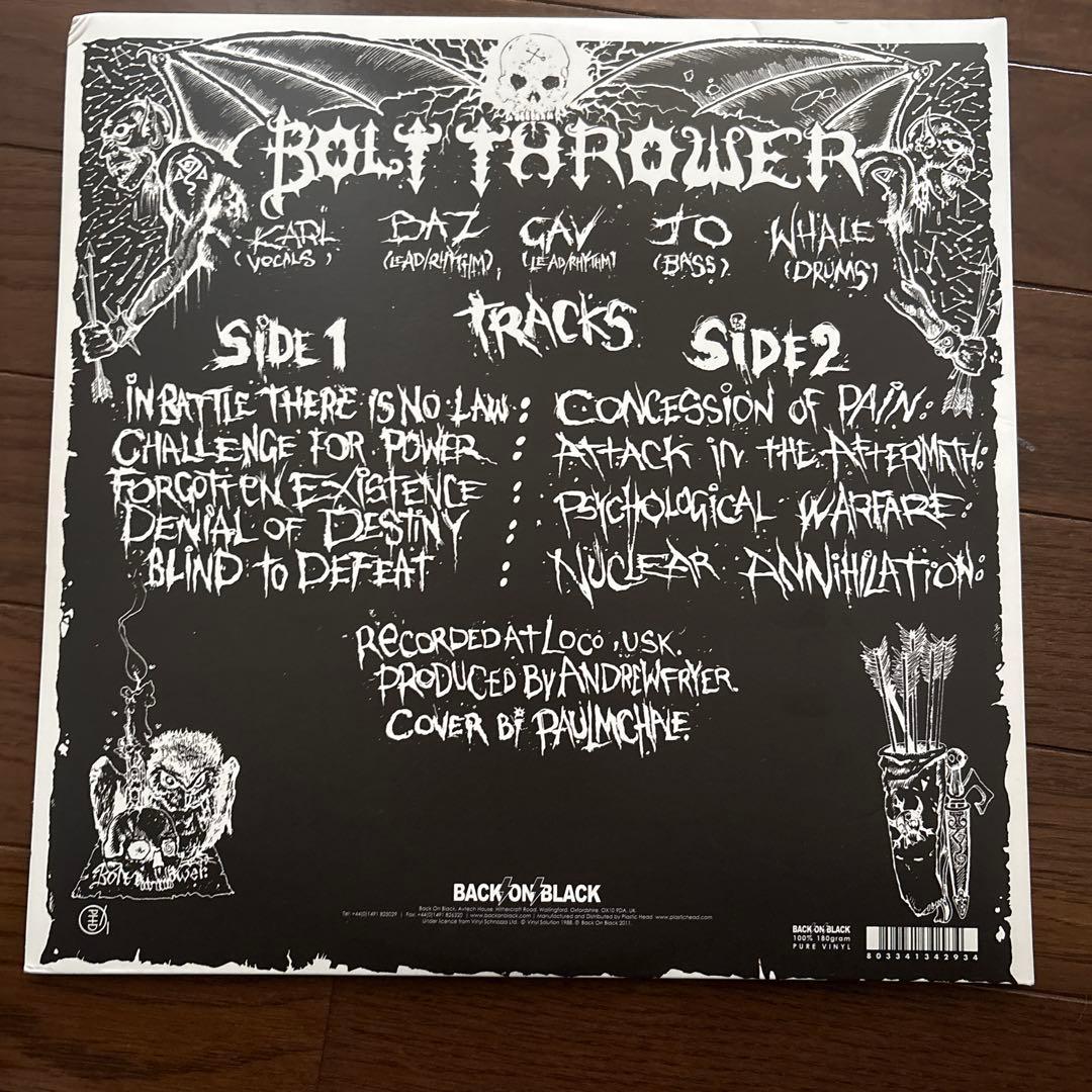 bolt thrower LP レア