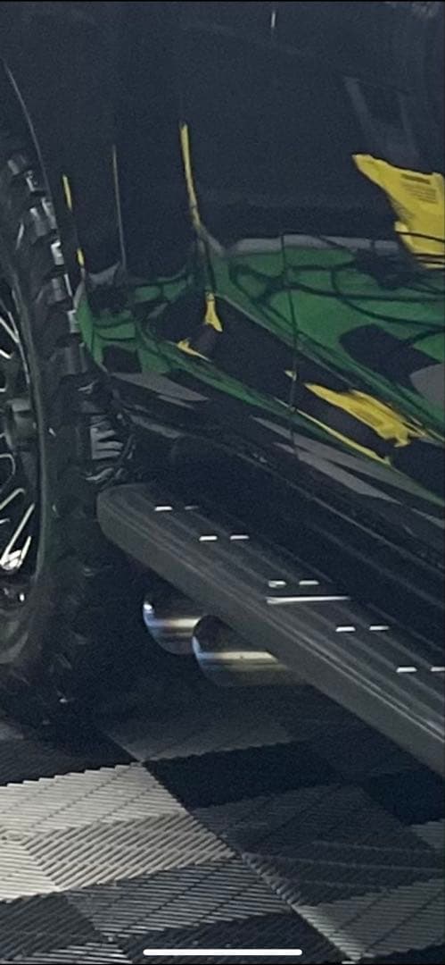 ROJAM DTM サイド出し チタンブルー プラド150