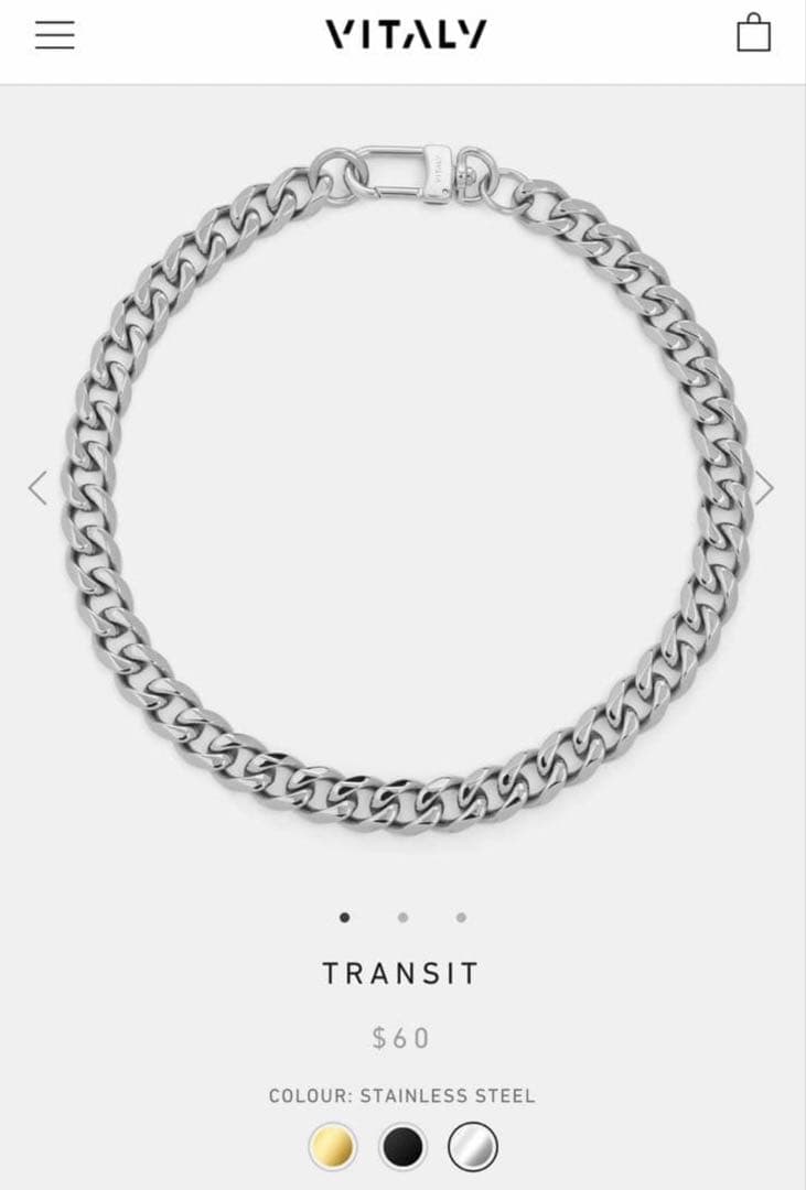 激レア 廃盤 vitaly ネックレス (TRANSIT) 45cm