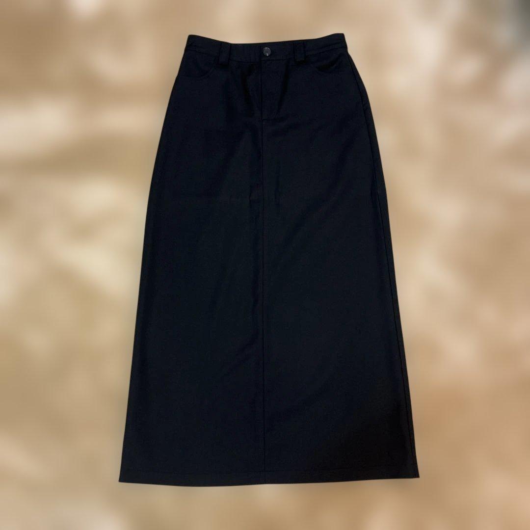 スカート ok.soon maxi skirt black