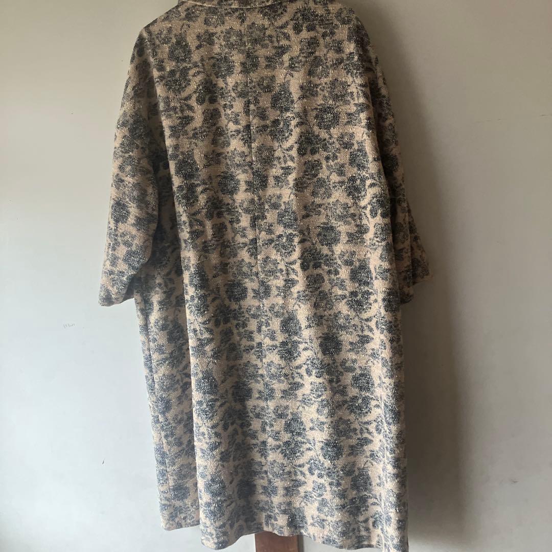 【りなこ】IENA LA BOUCLE ボタニカルオーバースランコート