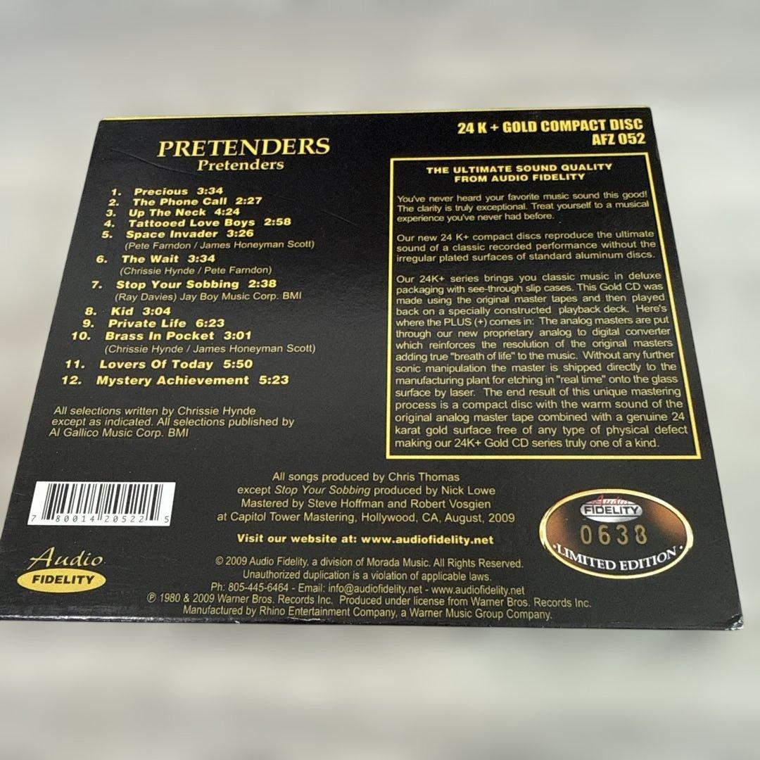 Pretenders 24K Gold CD プリテンダーズ MFSL