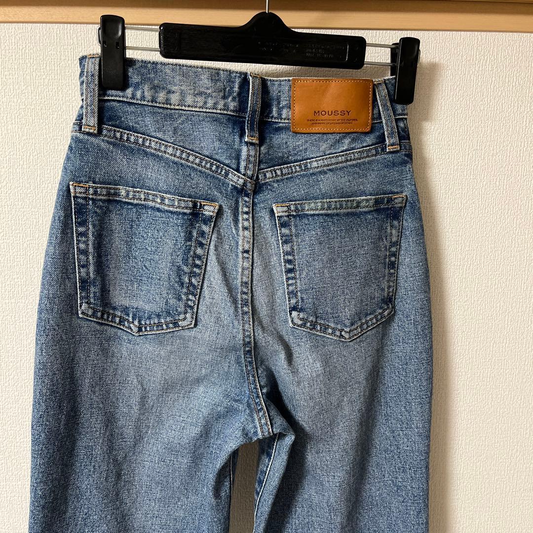 MOUSSY MVS フレアデニム 24 ロング
