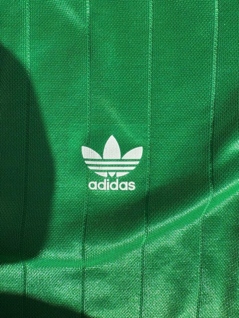 90s adidas トレフォイル Tシャツ グリーン M