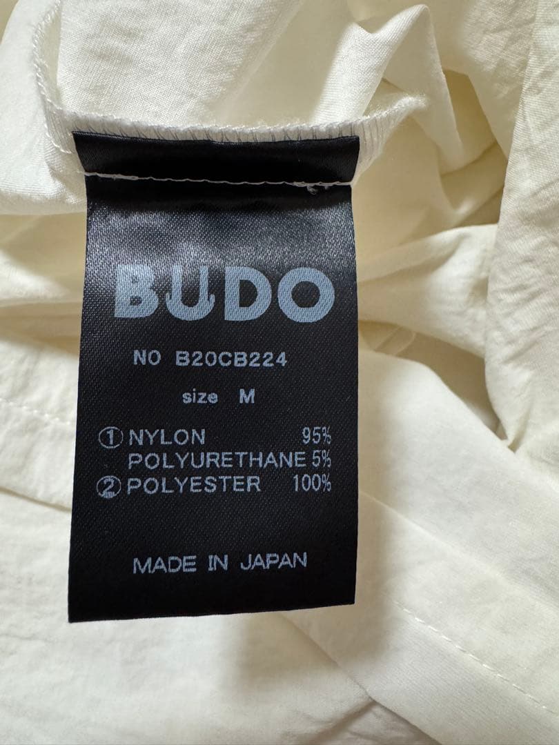 BUDO キャッチプルオーバー +ADD ホワイト Mサイズ