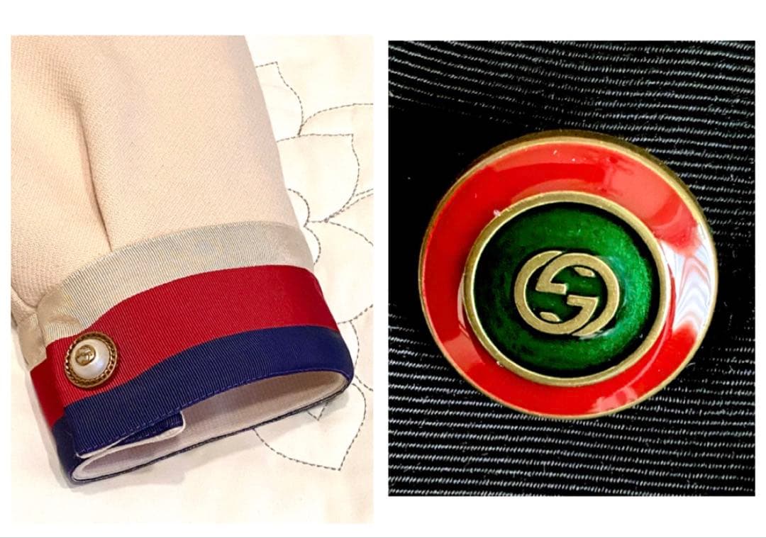 GUCCI(グッチ) 希少 アイボリー　フローラルモチーフ　春先コート　40