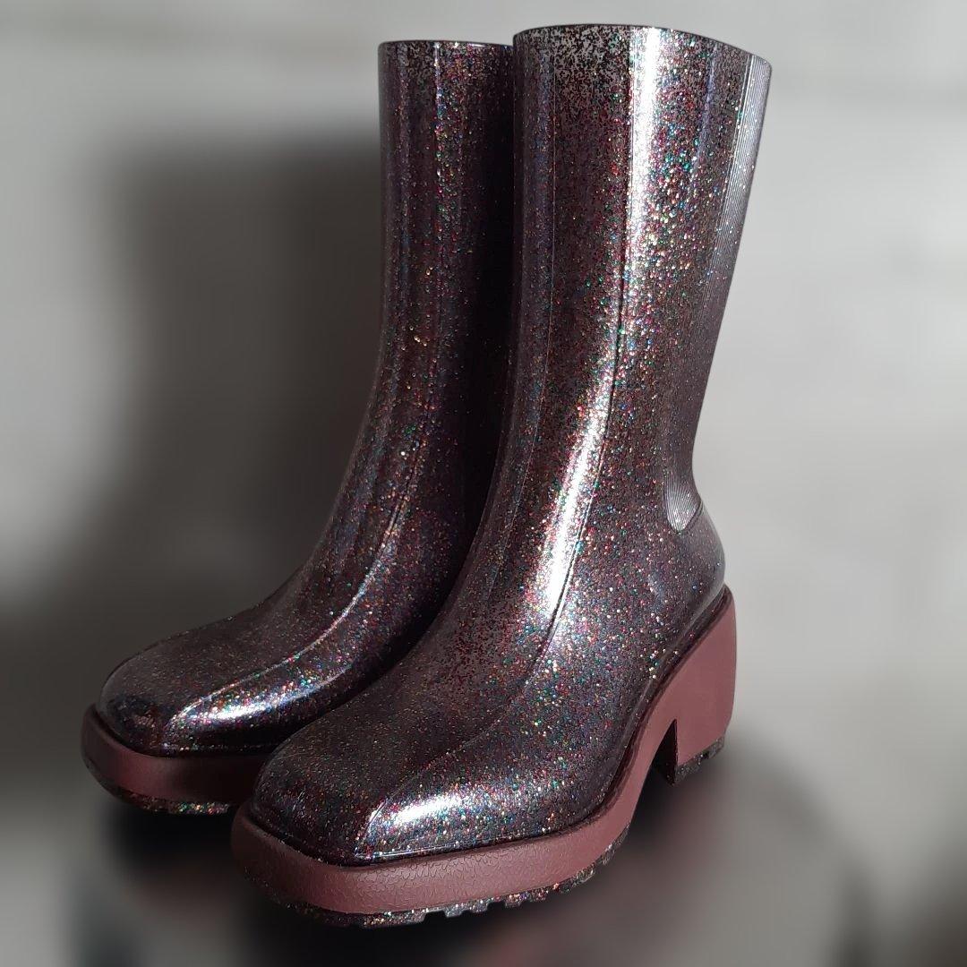 melissa グリッターレインブーツ Nancy　24