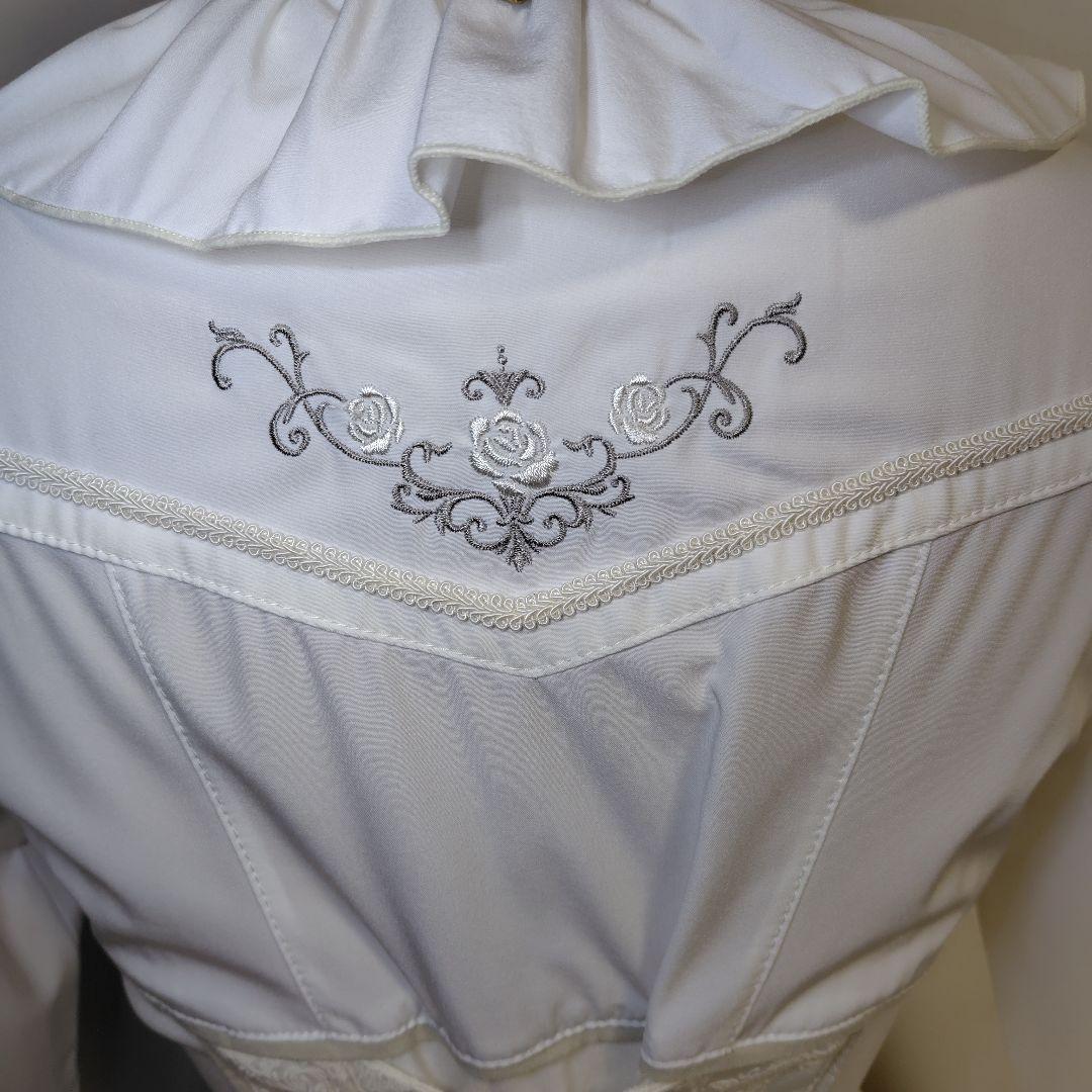 【極美品】 OZZ ONESTE ナポレオン風ワンピース ホワイト