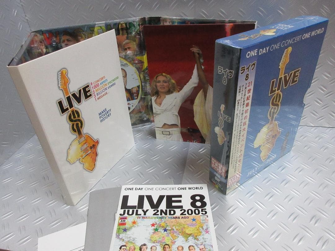 ★DVD◇ライヴ８ / LIVE 8★日本盤◇4枚組◇Pink Floyd