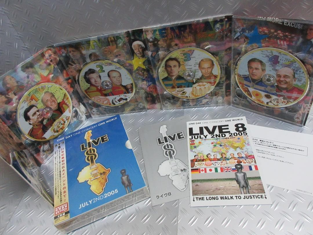 ★DVD◇ライヴ８ / LIVE 8★日本盤◇4枚組◇Pink Floyd