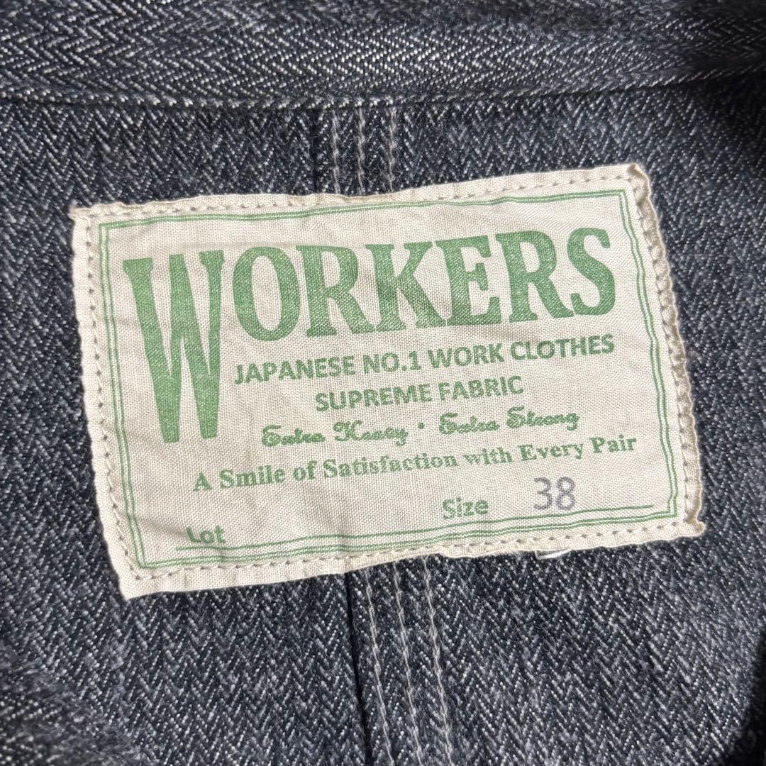WORKERS ヘリンボーン カバーオール 38 ワーカーズ ワーク ジャケット