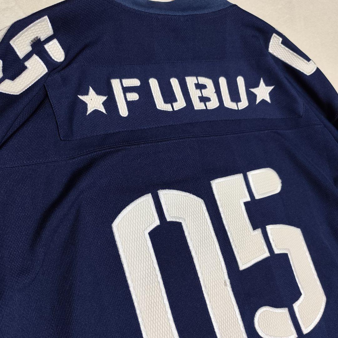 希少【 FUBU 】✦ 90s ビンテージ フブ フットボール ゲーム シャツ