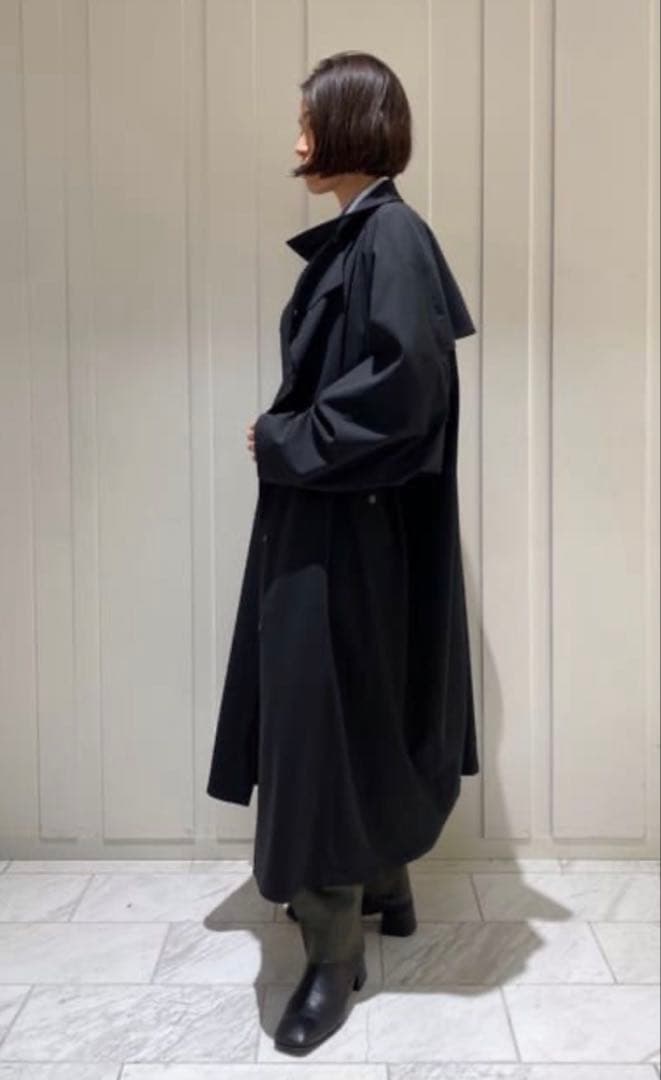 【匿名】HYKE(ハイク) PERTEX TRENCH COATナイロンコート