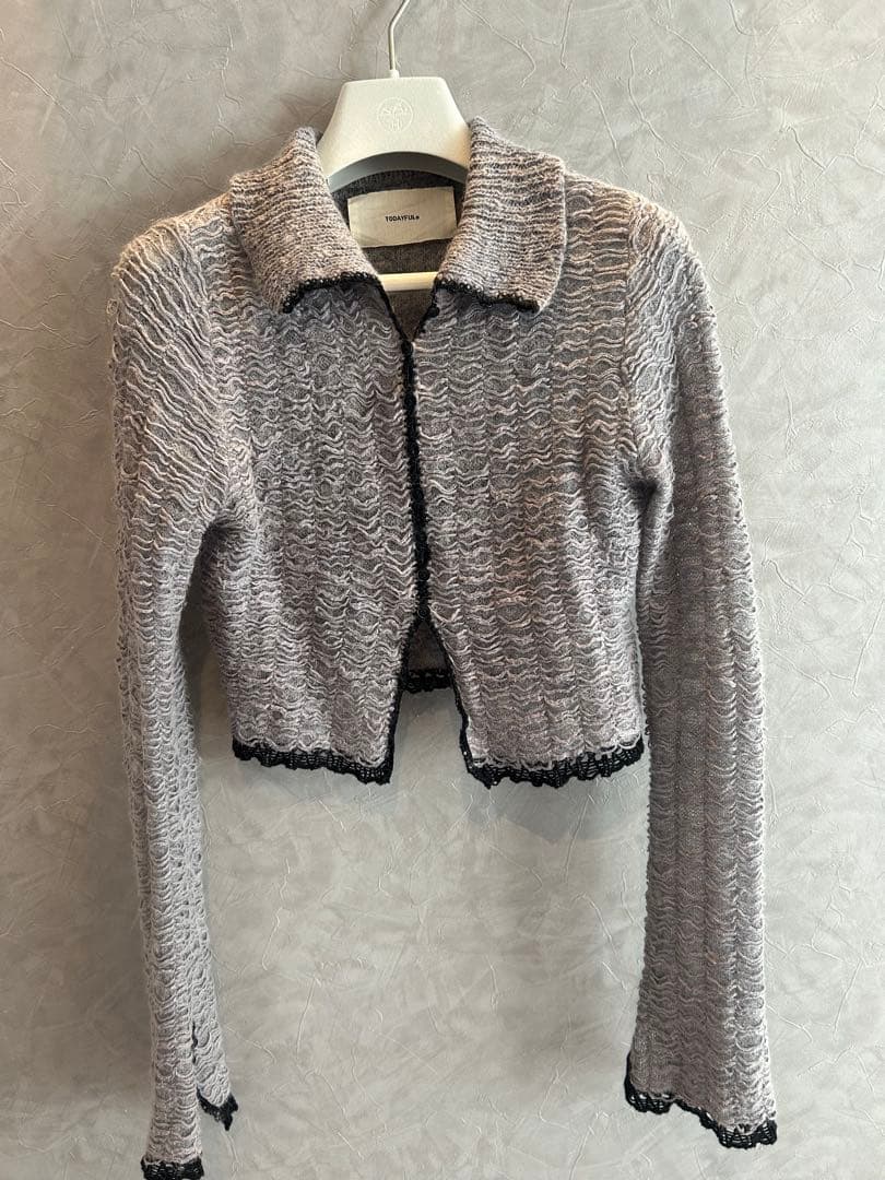 トップス TODAYFUL Mesh Jacquard Knitshirts
