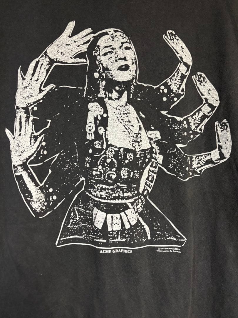 激レア90'S SOUNDGARDEN 千手観音TシャツサイズL ブラック